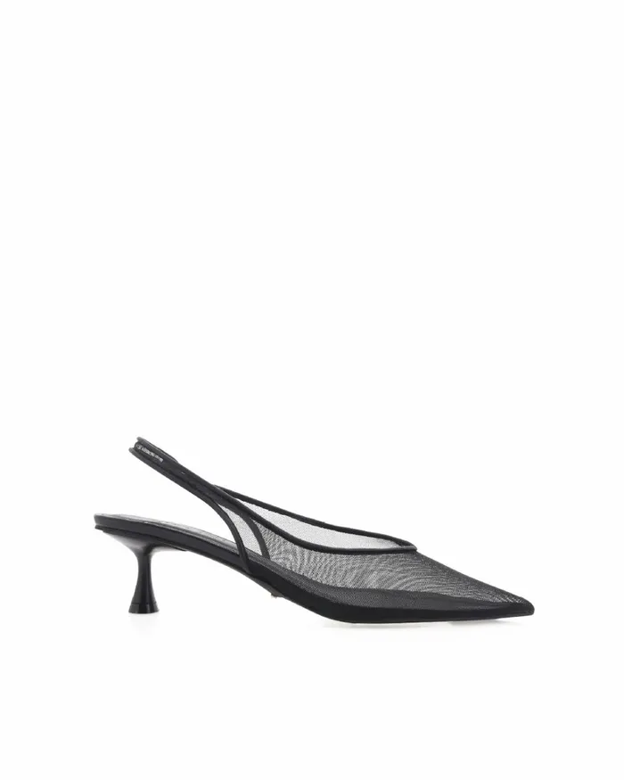 Women Stiletto Heels Billini ROSE 8211 BLACK MESH