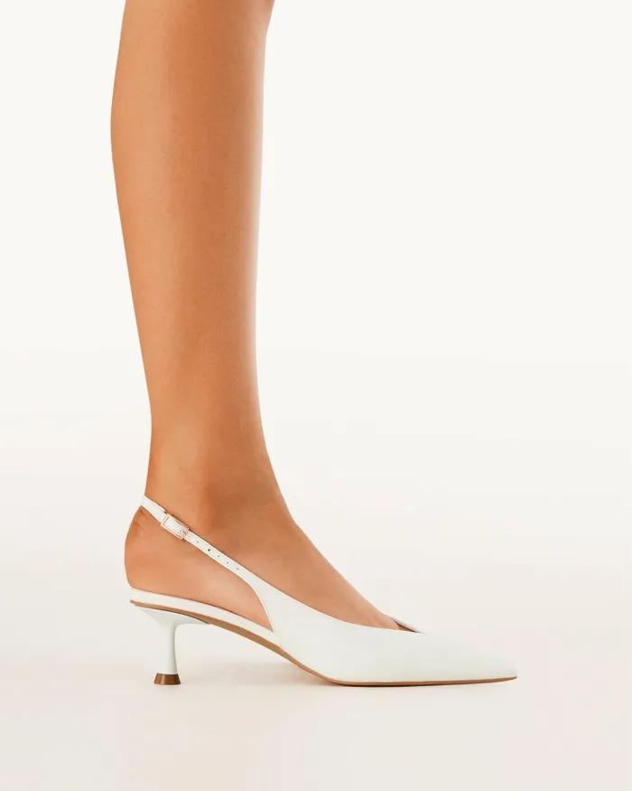 Women Stiletto Heels Billini SONNY 8211 WHITEPUMPS
