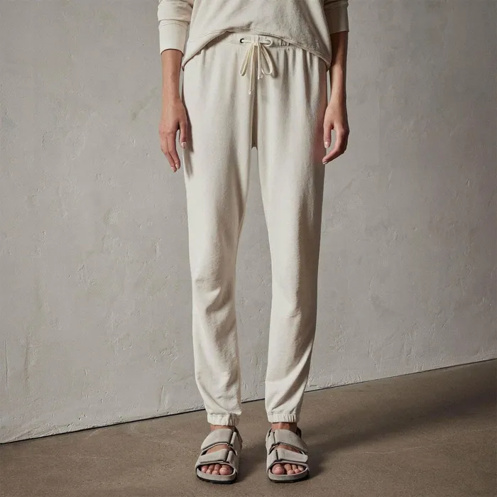 Women Sweat TopsBottoms James Perse French Terry Sweat Pant Canvas Pigment