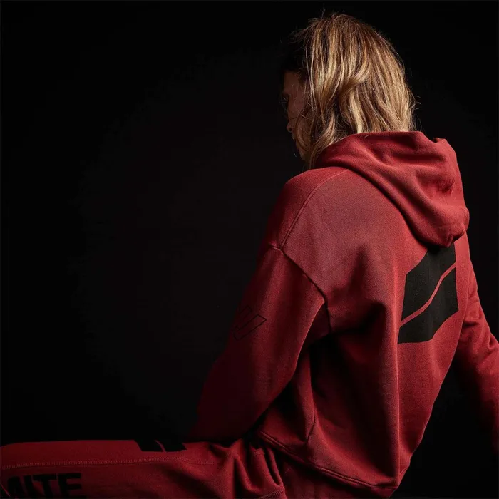 Women Sweat TopsBottoms James Perse Graphic Pullover Hoodie Sunstone