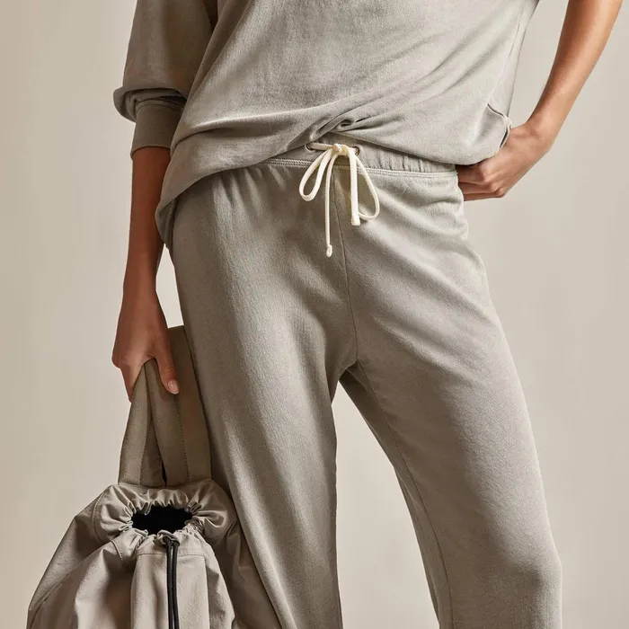 Women Sweat TopsBottoms James Perse Vintage French Terry Cutoff Sweatpant Dapple Pigment