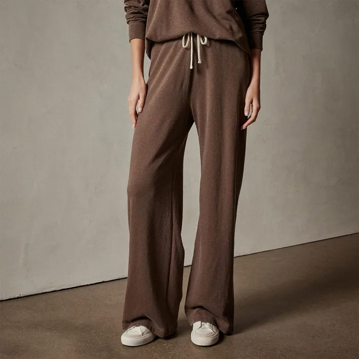 Women Sweat TopsBottoms James Perse Wide Leg Sweatpant Fox Pigment
