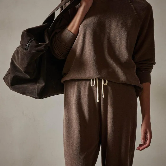 Women Sweat TopsBottoms James Perse Wide Leg Sweatpant Fox Pigment