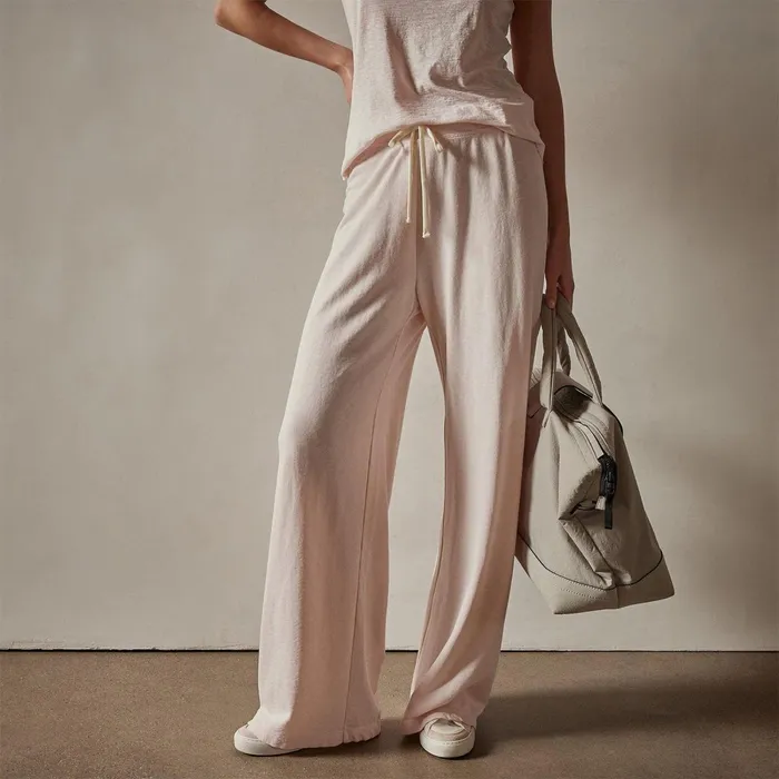 Women Sweat TopsBottoms James Perse Wide Leg Sweatpant Zephyr Pigment