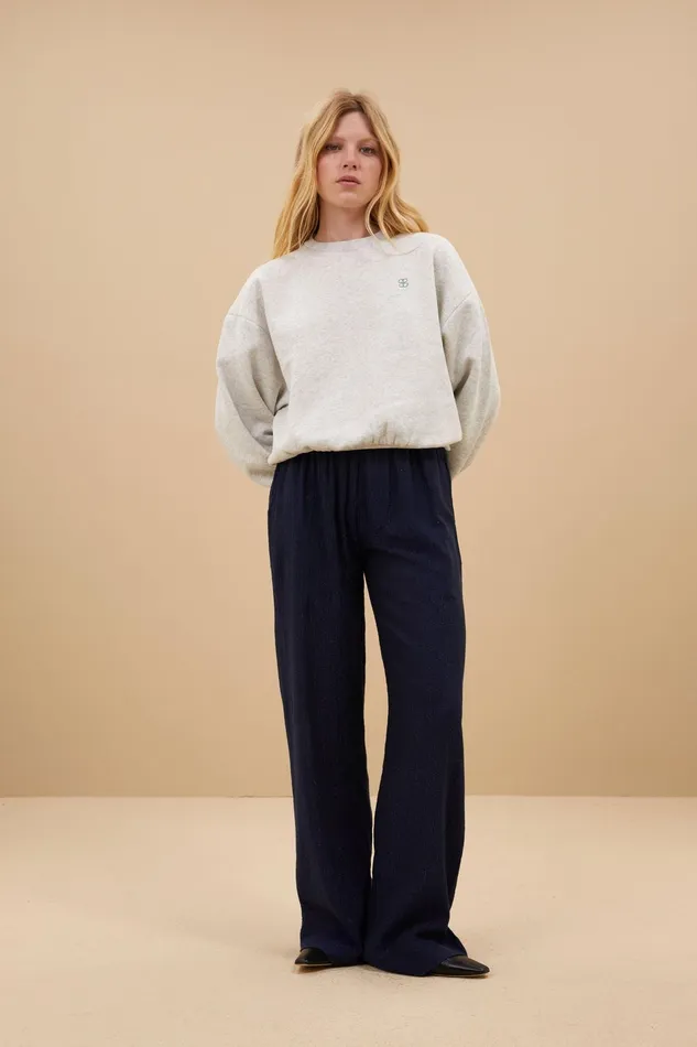 Women Sweaters Bybar Bibi Boogie Nights Sweater Light Grey Melee Women Sweaters Bybar Bibi Boogie Nights Sweater Light Grey Melee