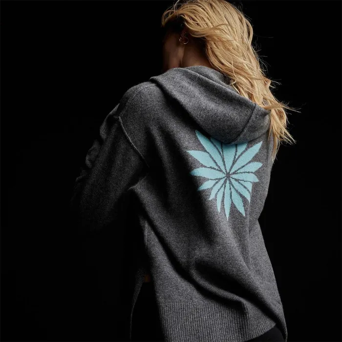 Women Sweaters James Perse Agave Graphic Hoodie Flannel