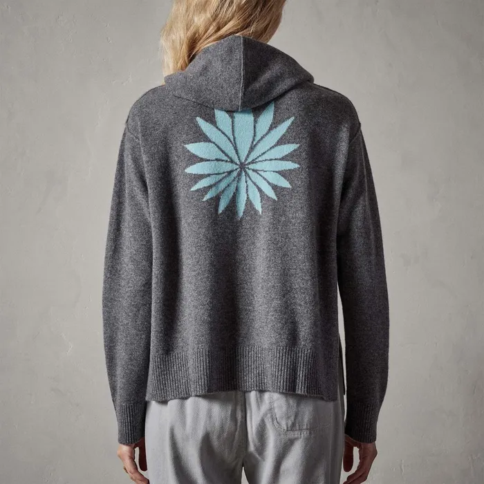 Women Sweaters James Perse Agave Graphic Hoodie Flannel