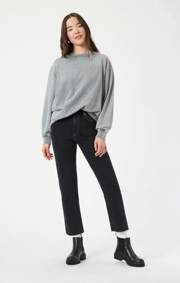 Women Sweatshirt In Monument Mavi Jeans Loungewear Women Sweatshirt In Monument Mavi Jeans Loungewear