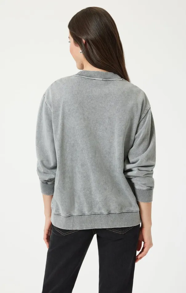 Women Sweatshirt In Monument Mavi Jeans Loungewear Women Sweatshirt In Monument Mavi Jeans Loungewear