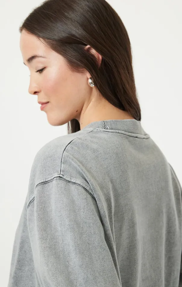 Women Sweatshirt In Monument Mavi Jeans Loungewear Women Sweatshirt In Monument Mavi Jeans Loungewear