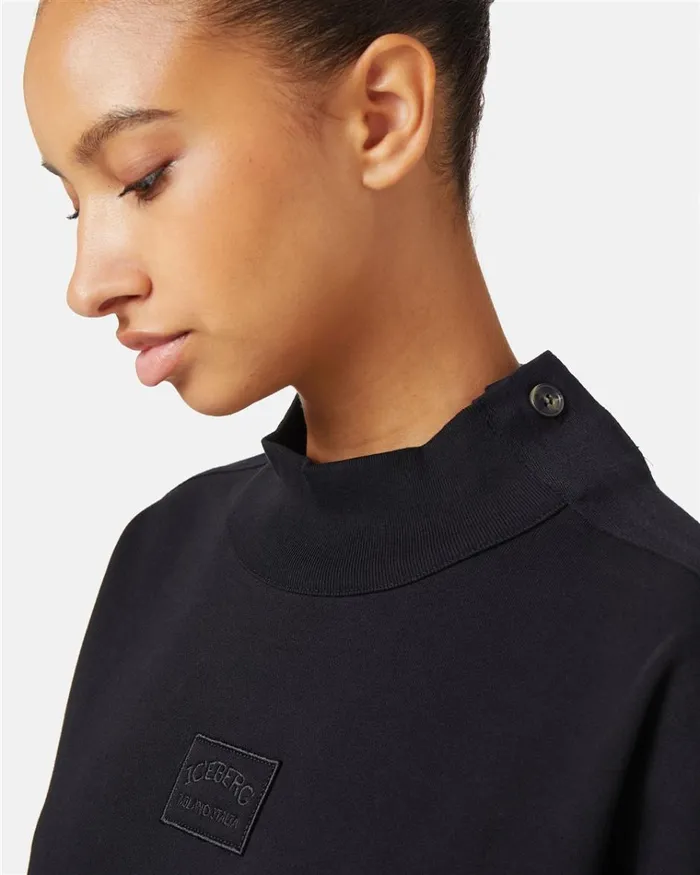 Women SWEATSHIRTS Iceberg Cotton Sweatshirt With Logo