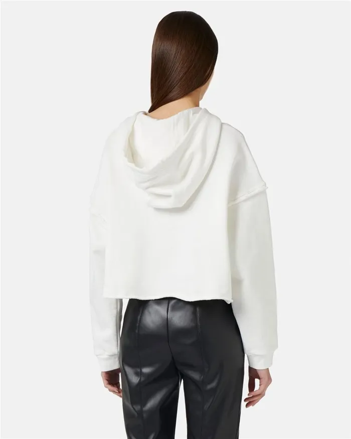 Women SWEATSHIRTS Iceberg Cropped Sweatshirt With Hood Women SWEATSHIRTS Iceberg Cropped Sweatshirt With Hood