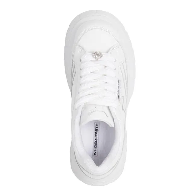 Women Swerve White Sneakers Windsor Smith Platform Sneakers
