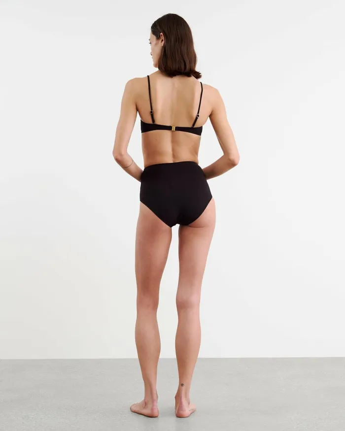 Women Swim Nili Lotan BANDEAU BIKINI TOP Black
