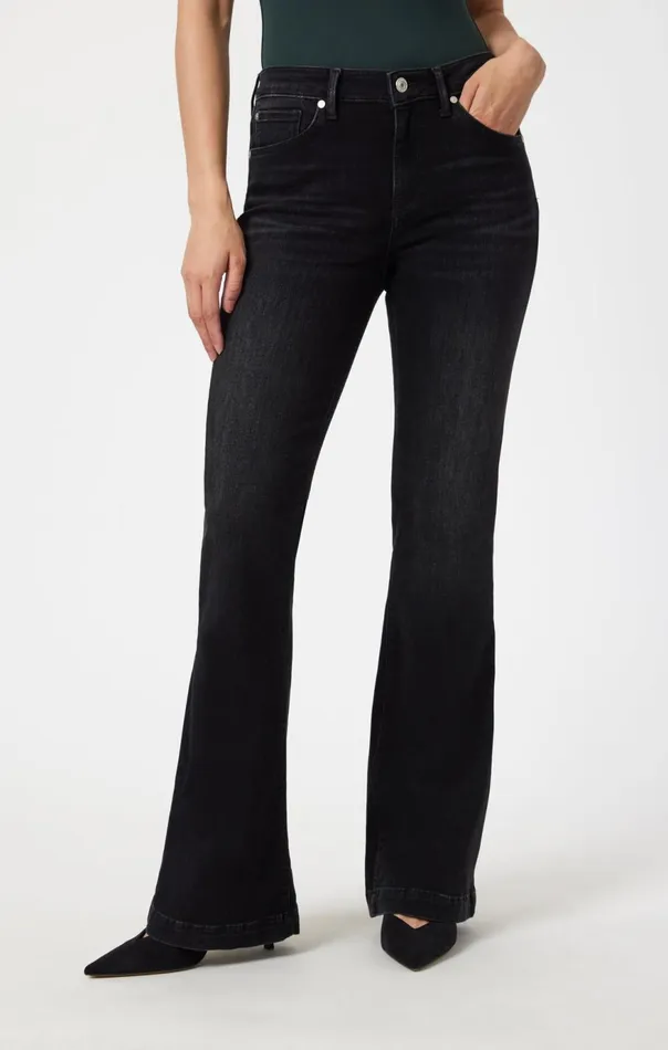 Women Sydney Flare In Smoke Brushed Feather Blue Mavi Jeans Denim Women Sydney Flare In Smoke Brushed Feather Blue Mavi Jeans Denim