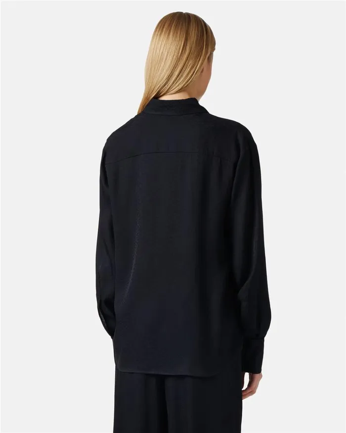 Women TSHIRTS AND TOPS Iceberg Jacquard Viscose Shirt With Snake Design
