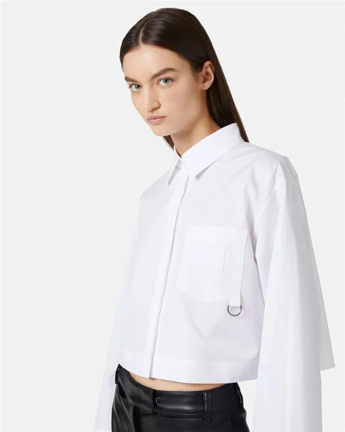 Women TSHIRTS AND TOPS Iceberg Shirt With Flared Sleeves