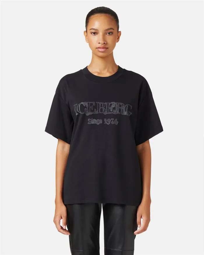 Women TSHIRTS AND TOPS Iceberg Tshirt With Iceberg Logo