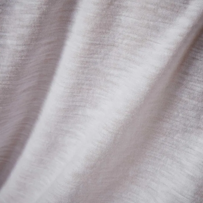 Women TShirts James Perse Sheer Slub Crew Neck Tee White