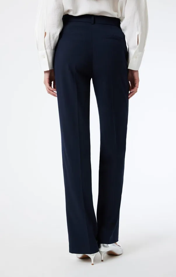 Women Tailored Straight Leg Pants In Blue Mavi Jeans Pants