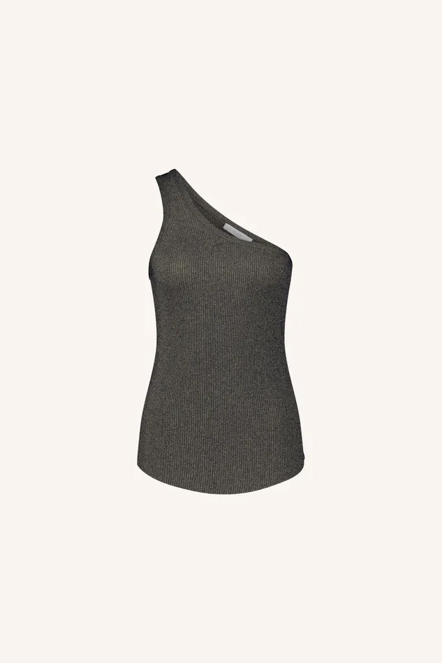Women Tops and Shirts Bybar Charly Sparkle Top Gold Women Tops and Shirts Bybar Charly Sparkle Top Gold