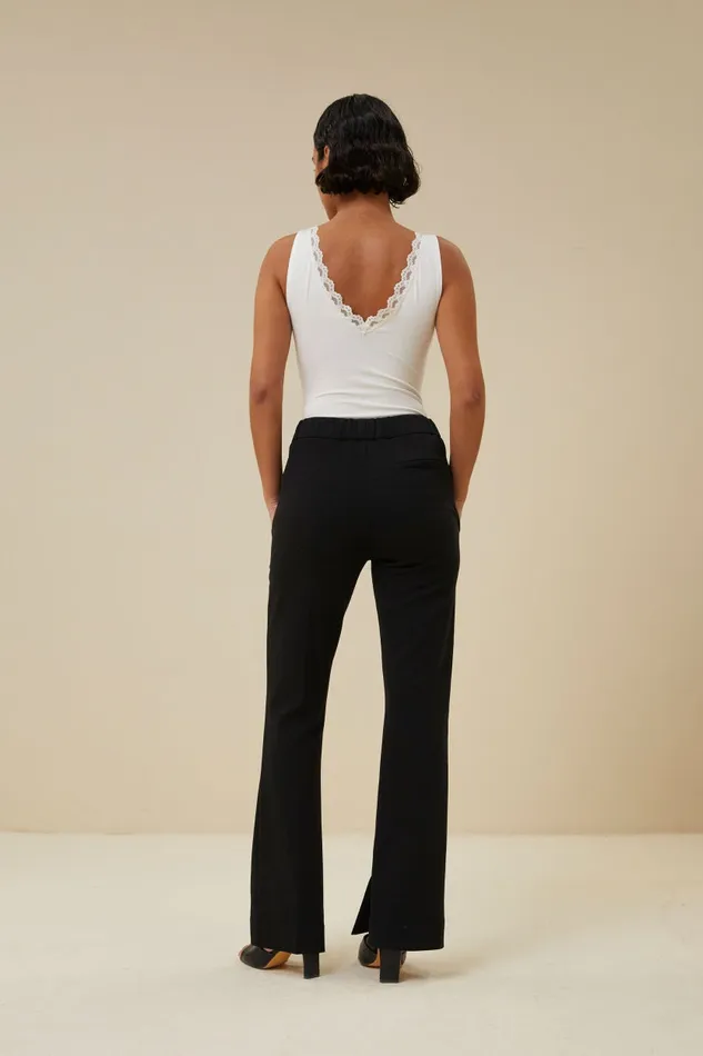 Women Tops and Shirts Bybar Lace Singlet Off White