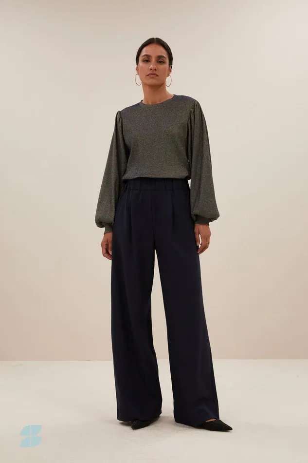 Women Tops and Shirts Bybar Made Sparkle Top Gold