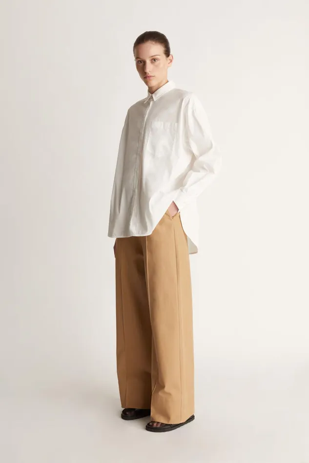 Women Tops And Shirts Lee Mathews LM Classic Shirt White