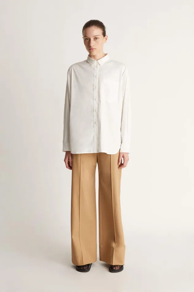 Women Tops And Shirts Lee Mathews LM Classic Shirt White