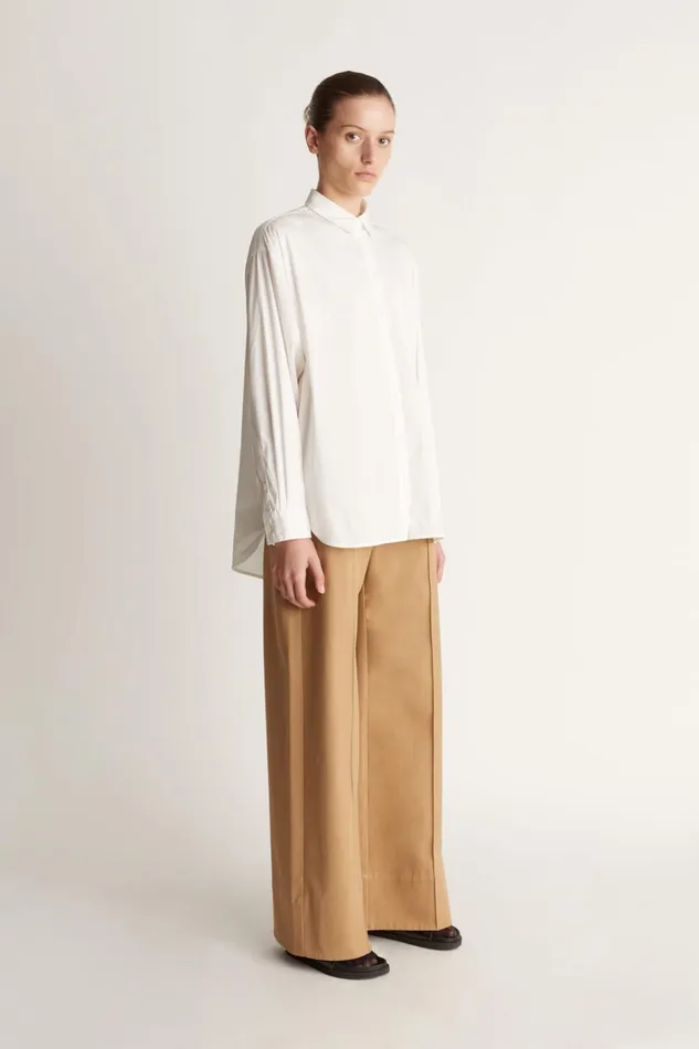 Women Tops And Shirts Lee Mathews LM Classic Shirt White