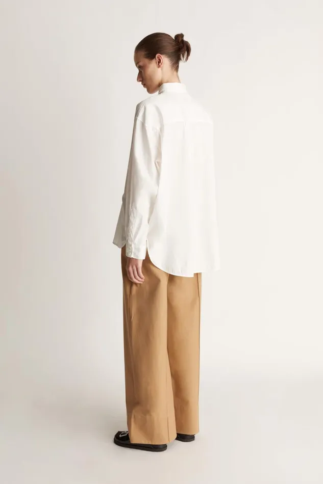 Women Tops And Shirts Lee Mathews LM Classic Shirt White