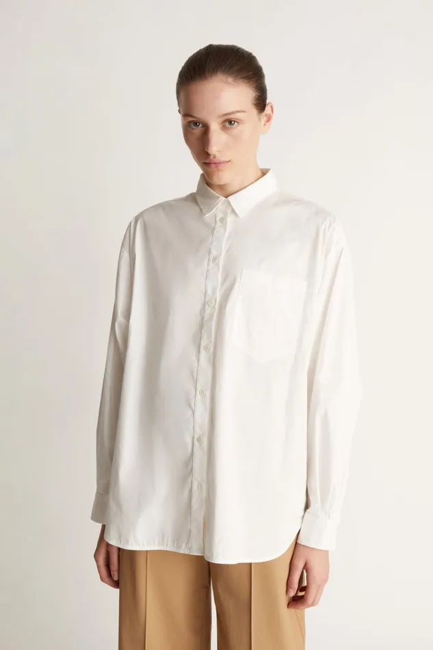 Women Tops And Shirts Lee Mathews LM Classic Shirt White