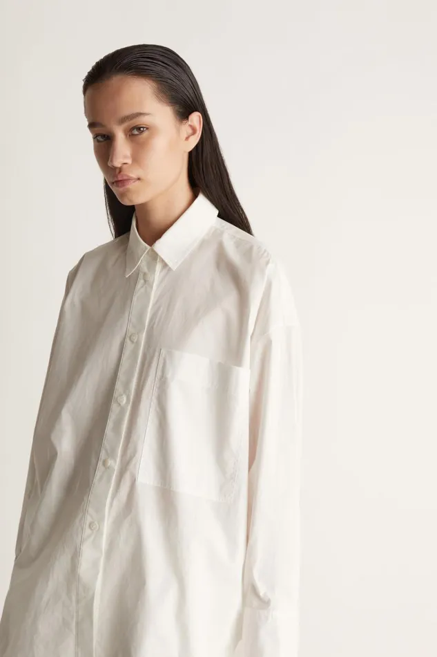 Women Tops And Shirts Lee Mathews LM Poplin LS Shirt Natural