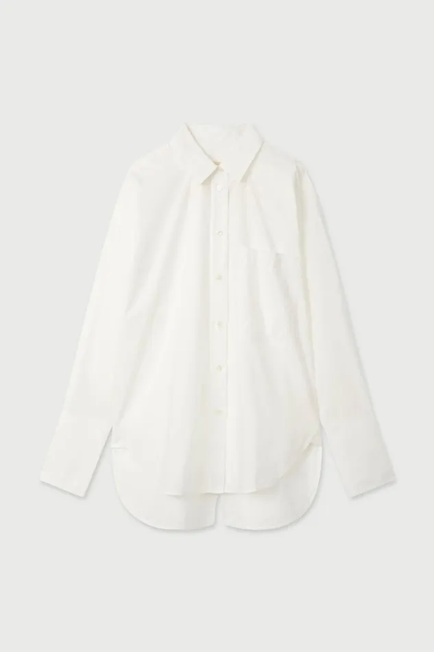 Women Tops And Shirts Lee Mathews LM Poplin LS Shirt Natural