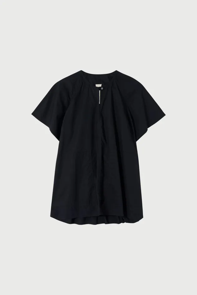 Women Tops And Shirts Lee Mathews LM Poplin Tee Black
