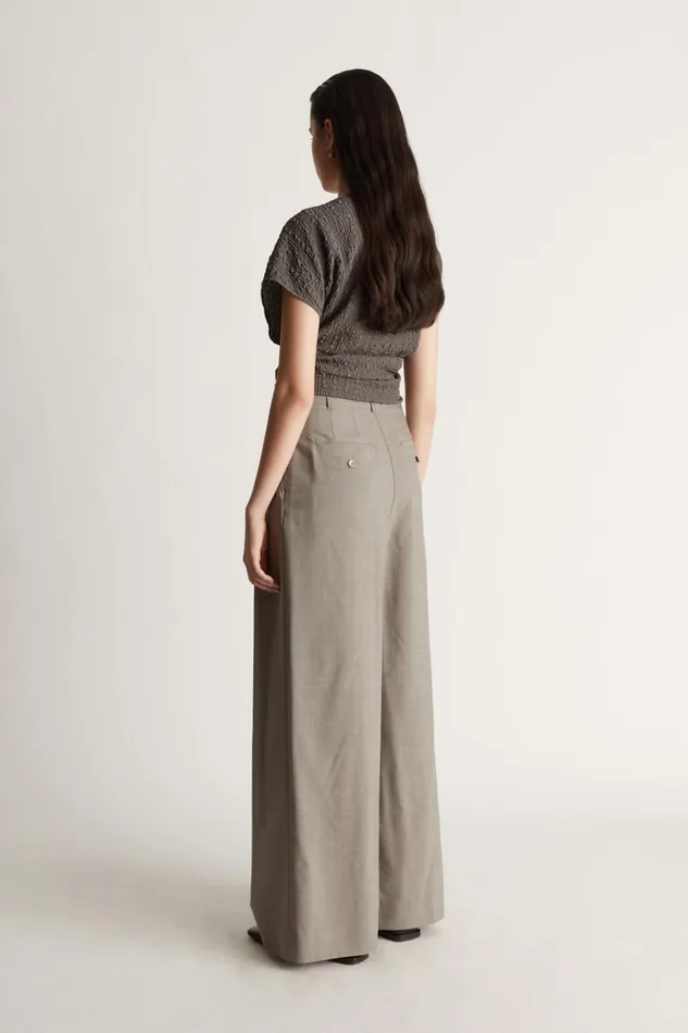 Women Tops And Shirts Lee Mathews Violet Top Charcoal
