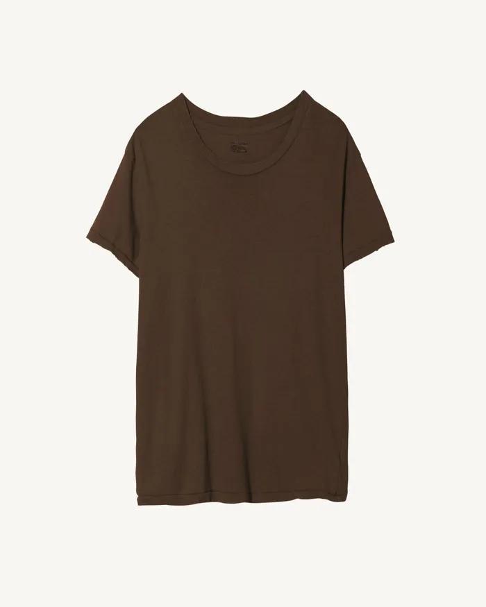 Women Tops Nili Lotan BRADY TEE Washed Black
