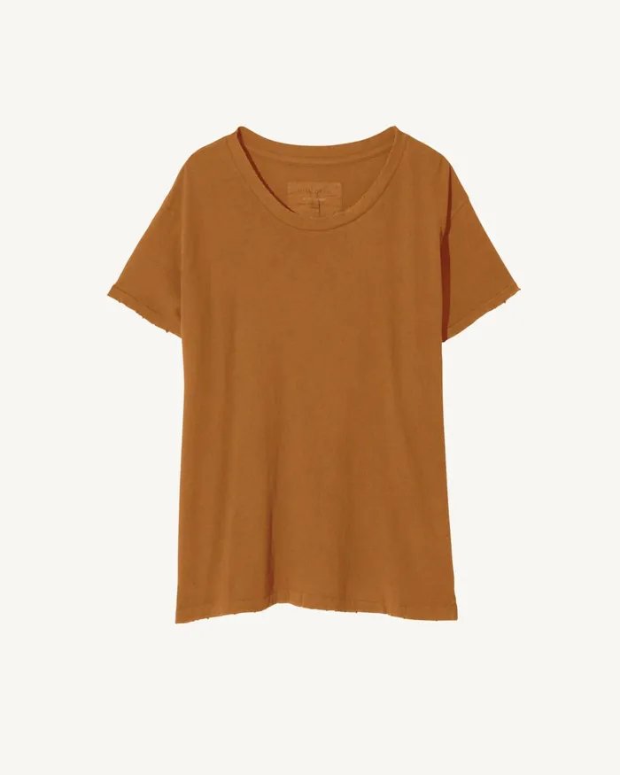 Women Tops Nili Lotan BRADY TEE Washed Black