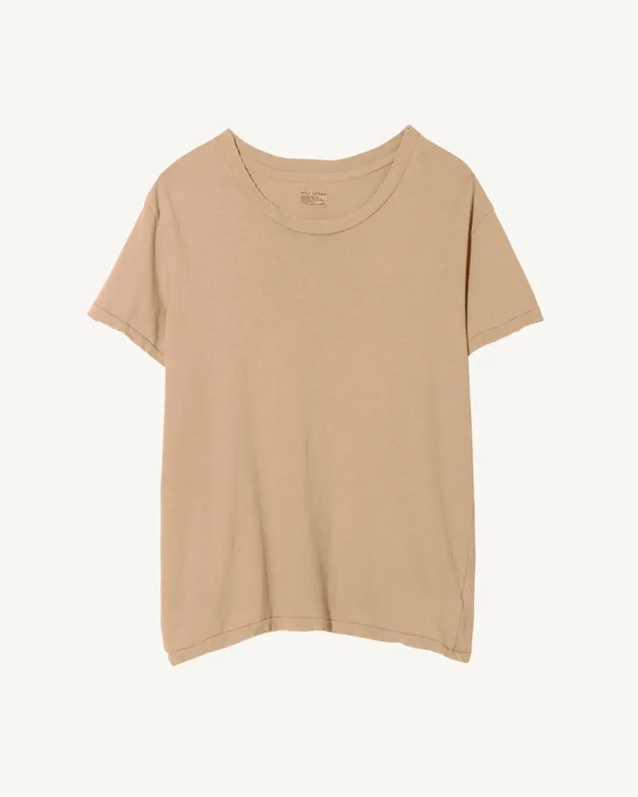 Women Tops Nili Lotan BRADY TEE Washed Black