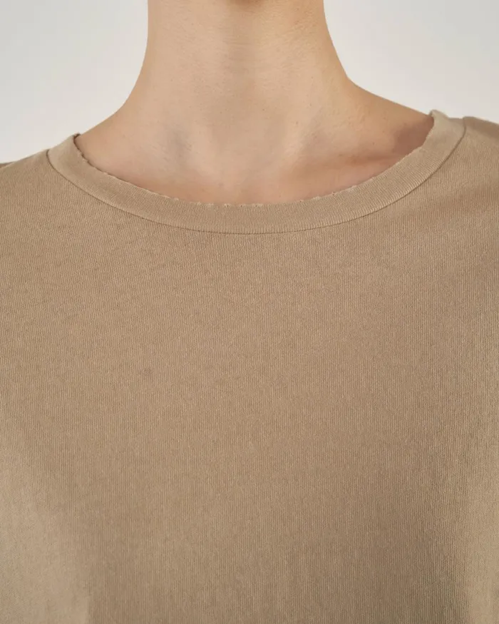 Women Tops Nili Lotan BRADY TEE Washed Black