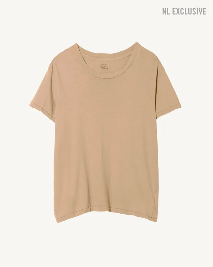 Women Tops Nili Lotan BRADY TEE Washed Black