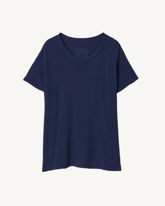 Women Tops Nili Lotan BRADY TEE Washed Black