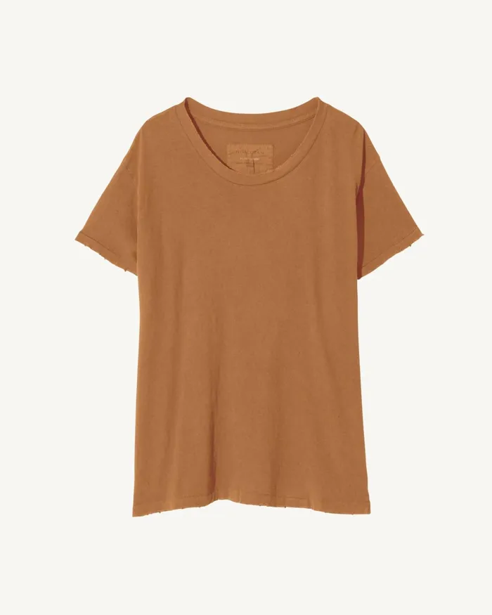 Women Tops Nili Lotan BRADY TEE Washed Black