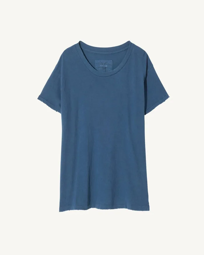 Women Tops Nili Lotan BRADY TEE Washed Black