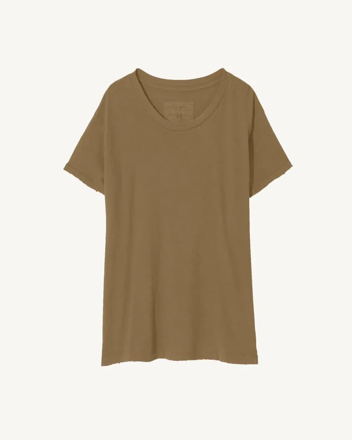 Women Tops Nili Lotan BRADY TEE Washed Black