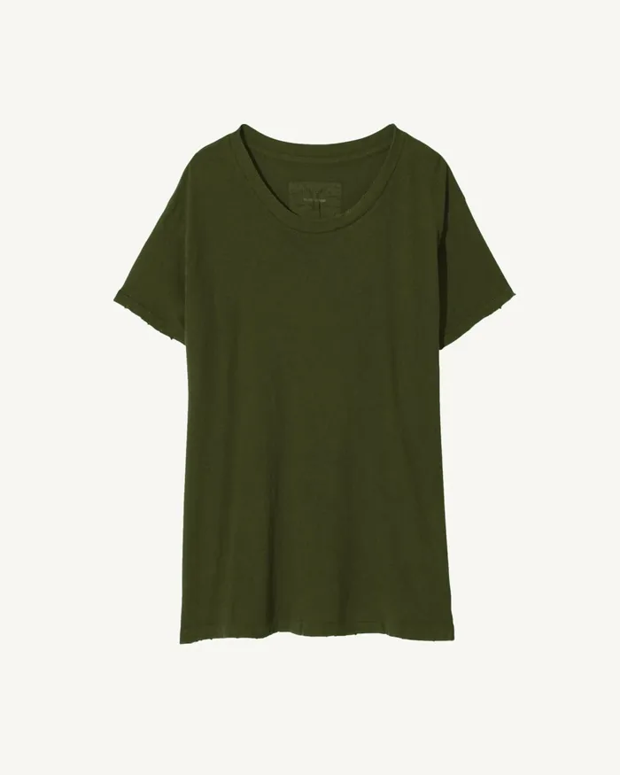 Women Tops Nili Lotan BRADY TEE Washed Black