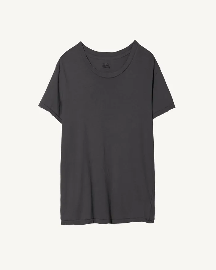 Women Tops Nili Lotan BRADY TEE Washed Black