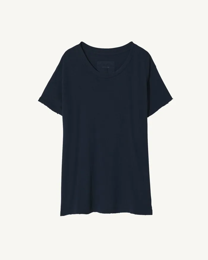Women Tops Nili Lotan BRADY TEE Washed Black