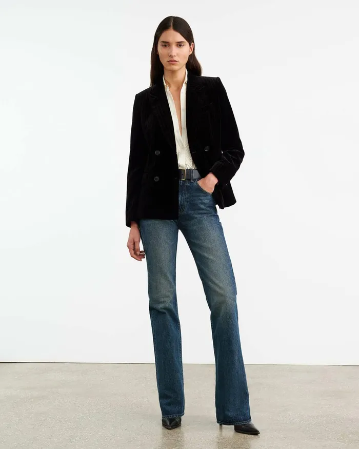 Women Tops Nili Lotan DANIKA SILK SHIRT Ivory