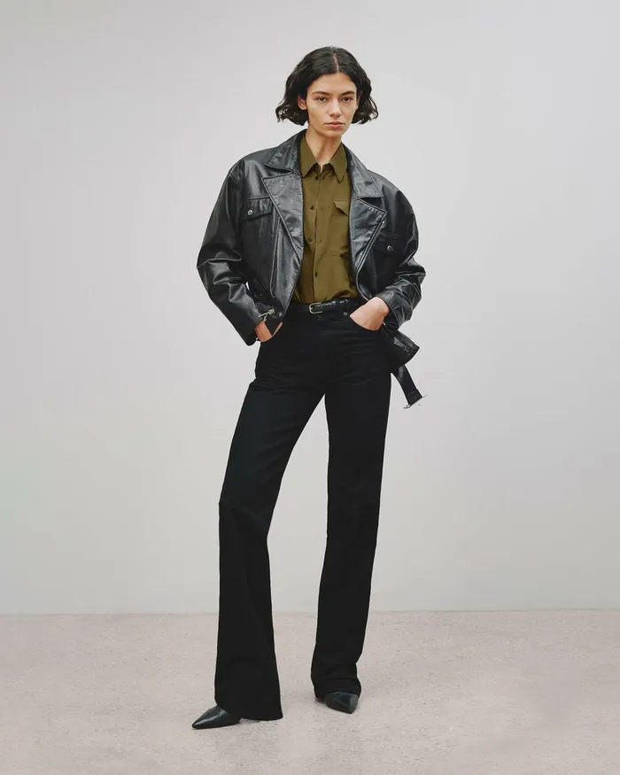 Women Tops Nili Lotan JEANETTE SILK SHIRT Black